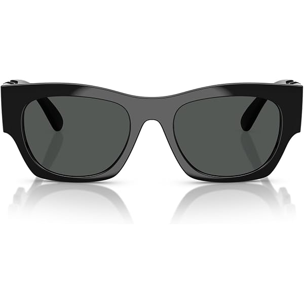 Amazon.com: Versace VE4447 GB1/87 Sunglasses Black/Dark Grey